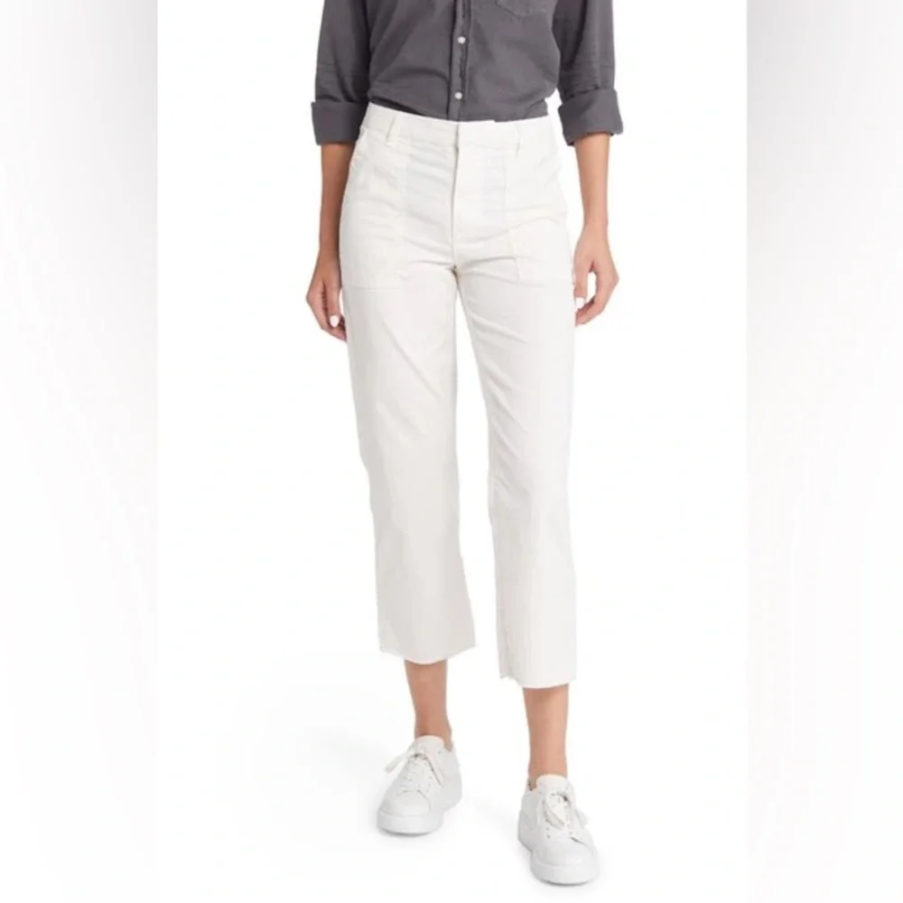 Frank and Eileen Blackstone Utility Pant White Size 6 Cottagecore Coastal Boho - Picture 11 of 13